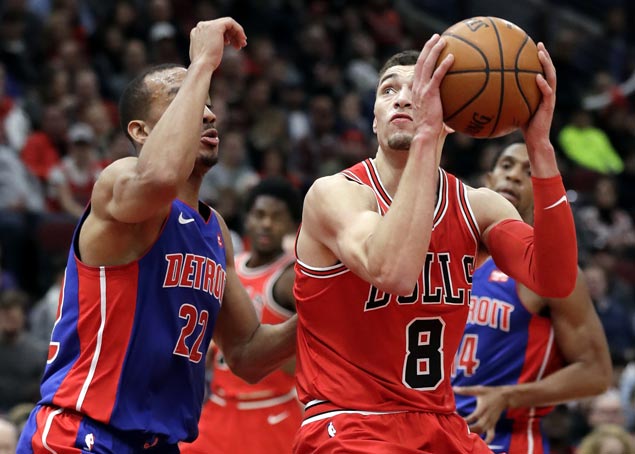 Zach LaVine makes immediate impact in first game in 11 months as Bulls edge Pistons