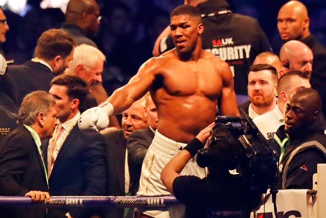 Unbeaten heavyweight champs Anthony Joshua, Joseph Parker set for March 31 unification fight