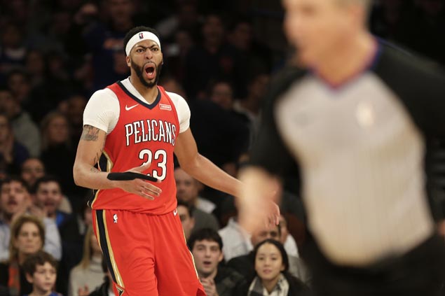 Anthony Davis puts in another solid performance at MSG and Pelicans outsteady Knicks in OT