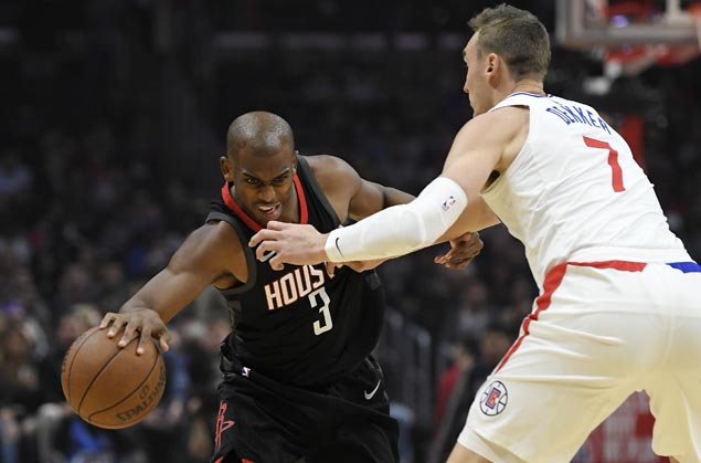 Clippers shoot down Rockets in testy game and spoil Chris Paul’s return to LA
