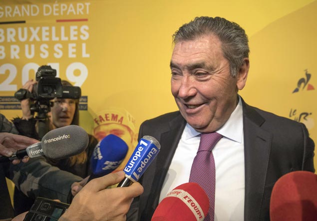 Tour de France to honor five-time champion Eddy Merckx when 2019 race fires off in Brussels