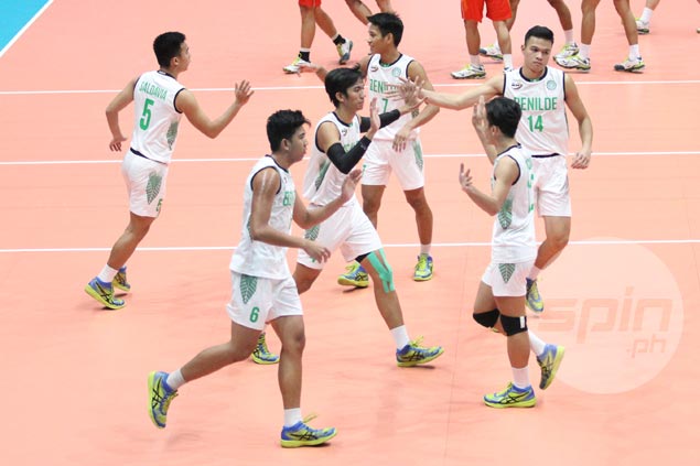 CSB makes quick work of San Sebastian to get back on track in NCAA men's volleyball