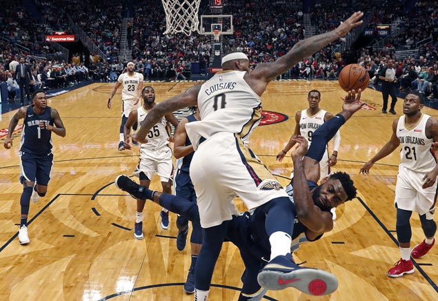 Jrue Holiday's late surge, Boogie and Brow's double-doubles power Pelicans past Grizzlies