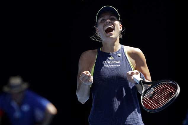 Angelique Kerber scrapes past Hsieh Su-wei to reach Australian Open Round of Eight