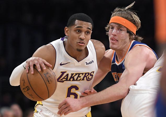 Double-doubles by Jordan Clarkson, Julius Randle power Lakers past Knicks