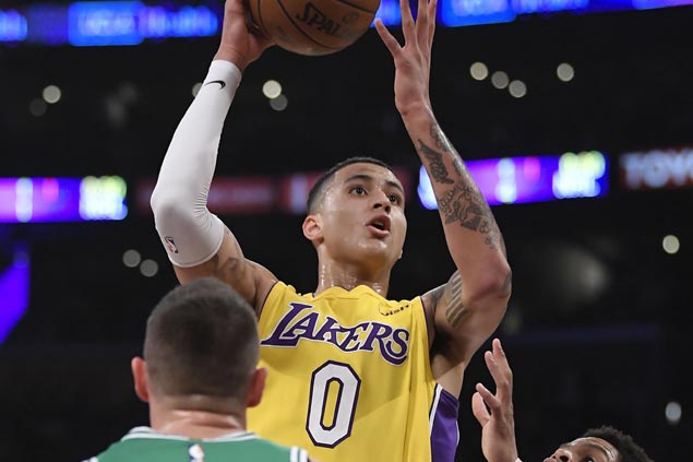Kuzma-gic almost not enough as Lakers hang on to beat Celtics despite free throw shooting woes
