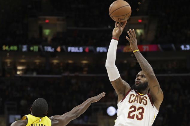 LeBron overcomes 11 turnovers to post 63rd career triple-double as Cavs down Pacers