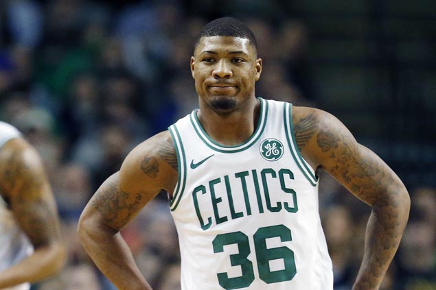 Marcus Smart out about two weeks after suffering cut in hand