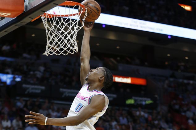 Josh Richardson leads way as Heat fight back from 15 down to beat Hornets