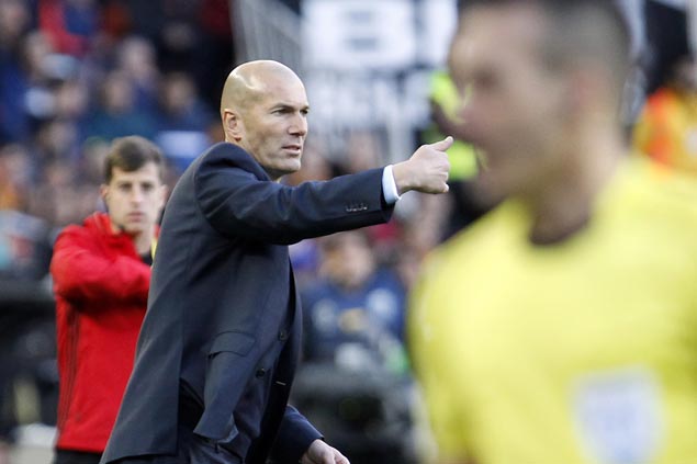Pressure eased off Zidane as Madrid downs Valencia to end four-game winless run