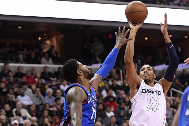 Otto Porter takes charge as Wall-less Wizards halt Thunder’s win streak at eight