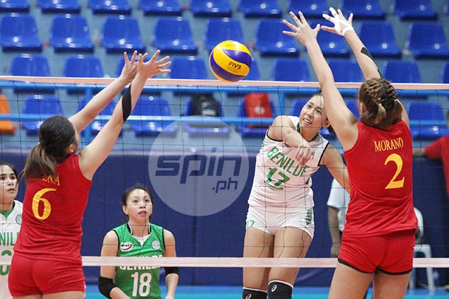CSB wallops winless Mapua to boost semis bid in NCAA women's volleyball