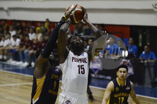 Prince Eze posts 20-20 triple-double as Perpetual Help deals JRU first loss