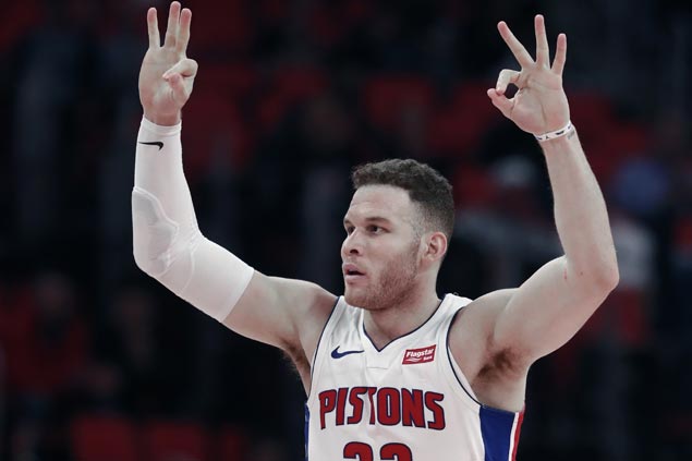 Pistons rout Blazers for fourth straight win, three in a row with Blake Griffin