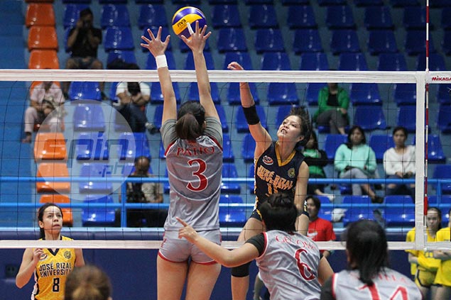 JRU downs Lyceum to secure at least a playoff for semis spot in NCAA women's volley