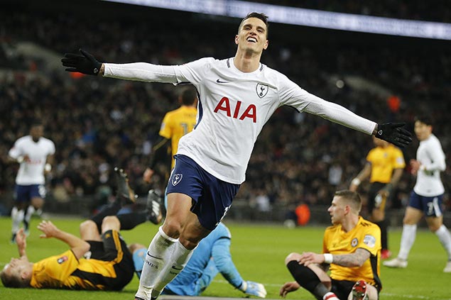 Erik Lamela nets first goal in 17 months to lead Tottenham past Newport in FA Cup