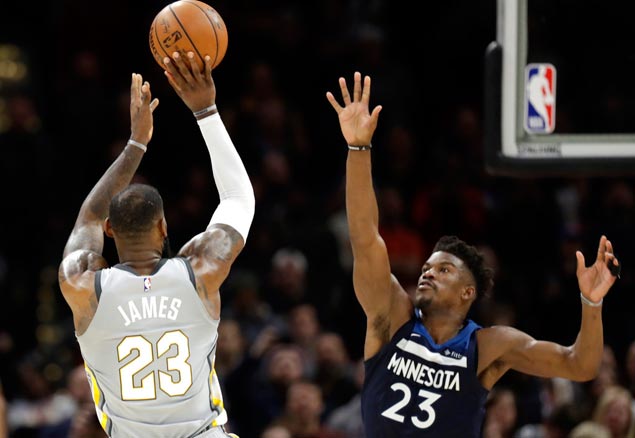 LeBron's big block, last-gasp winner make Cavs' problems disappear - for now