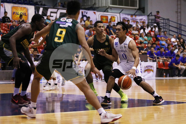 Thirdy Ravena's near-triple double drives depleted Ateneo past Naga side in PCCL