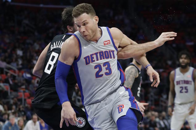 Clippers deal Blake Griffin first loss with Pistons