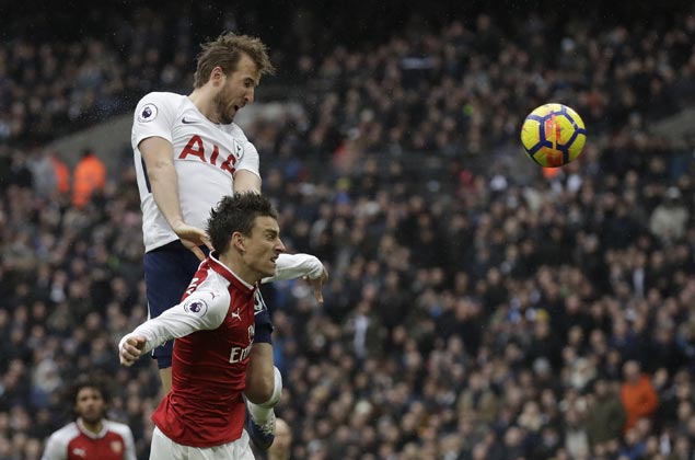 Harry Kane scores header as Tottenham edges Arsenal to move to third in Premier League