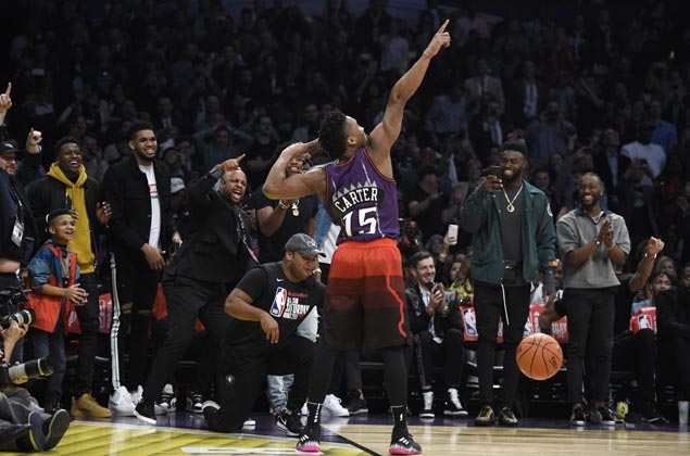 Donovan Mitchell’s salute to VC enough to earn him win after Nance Jr’s original double alley-oop
