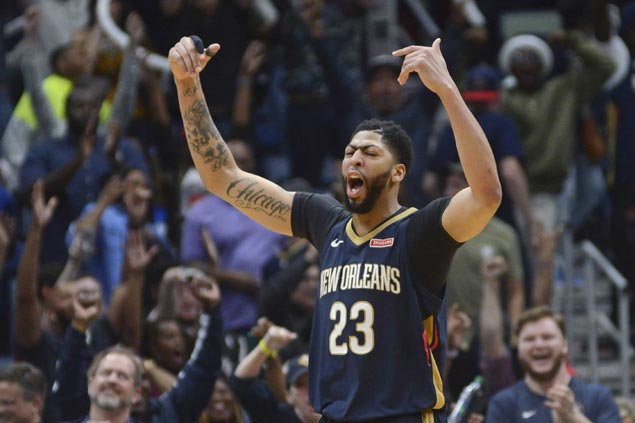 Anthony Davis has 45 and 17 as Pelicans overcome Heat in overtime