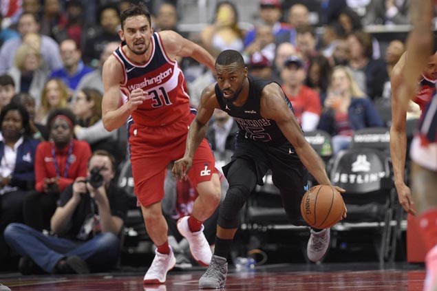 Kemba Walker takes charge as Hornets make it three wins over Wizards this season