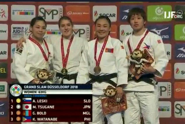 Kiyomi Watanabe bags bronze in Germany leg of World Judo Tour