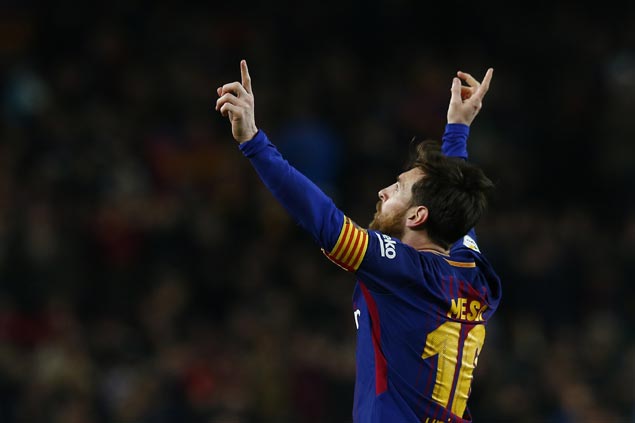 Lionel Messi, Luis Suarez combine for five goals as Barca rips Girona in La Liga