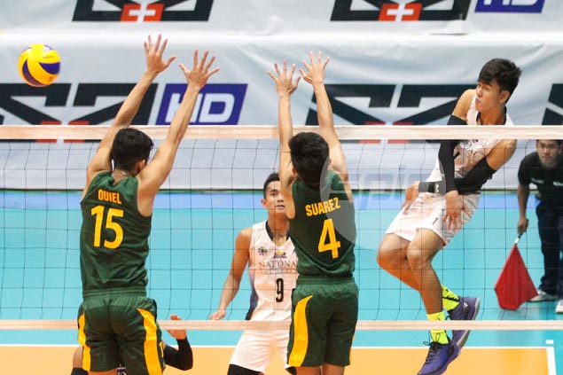 Bryan Bagunas shows way as National U downs FEU to force three-way tie for lead with Ateneo