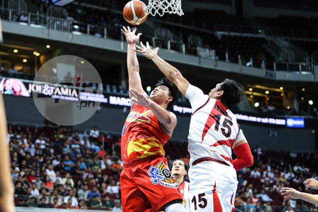 Belga, Ponferrada lead barrage as Rain or Shine rips SMB to clinch playoff berth