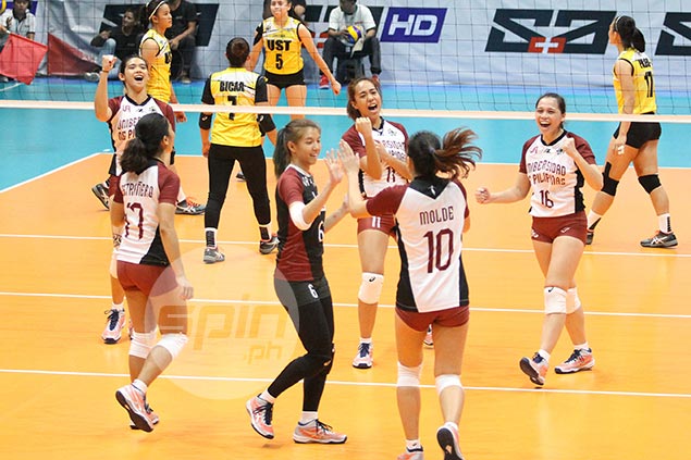 UP rides 'Atin 'to' battlecry to beat UST anew as Lady Maroons end four-game slide