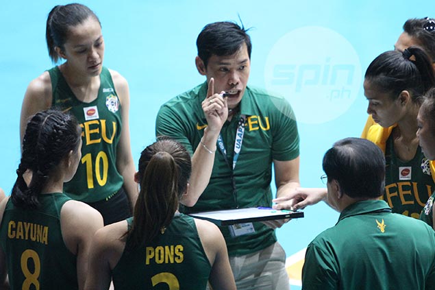 FEU coach Pascua explains reason behind choking gesture caught on cam
