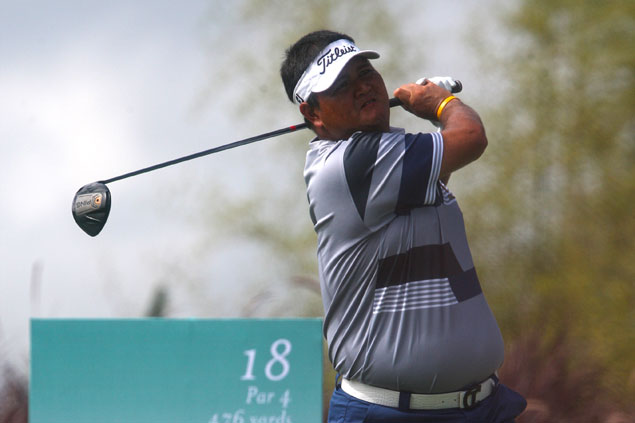 Thai Prom Meesawat wrests halfway lead at PH Open on wicked day at The Country Club