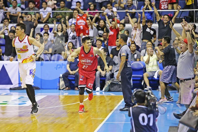Ginebra outlasts Rain or Shine in triple overtime, secures mid-table place in playoffs