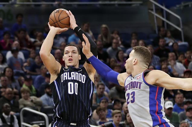 Aaron Gordon posts double-double as Magic edge Pistons in OT to halt seven-game skid