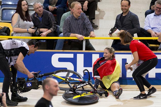 Kristina Vogel tops individual sprint for record-tying 11th women's world cycling title