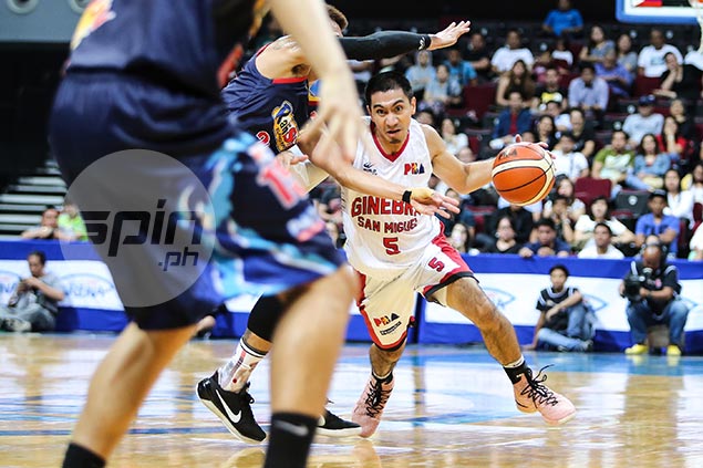 LA Tenorio says beating ROS still tough despite needing no OT in Game One: 'Pahirapan din'