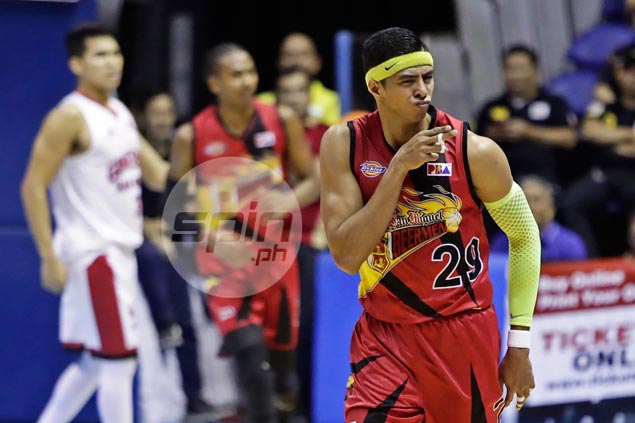Arwind Santos confident San Miguel ready to counter Ginebra retaliation in Game 2