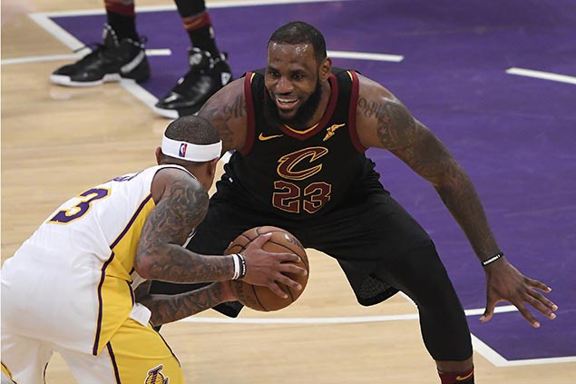 Lakers young core make good impression on top LA free-agent target LeBron James
