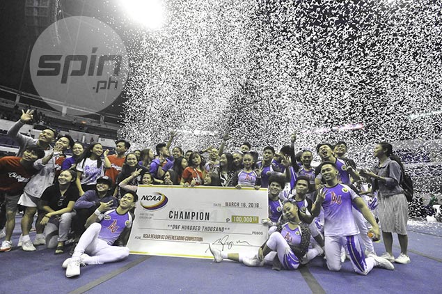 Arellano Chiefs Squad put on near flawless show to bag back-to-back NCAA Cheerleading titles