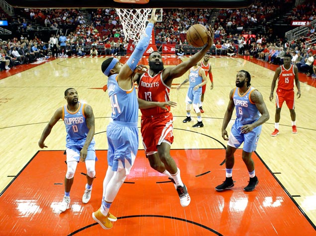 Clutch James Harden hit douses Clippers rally as Rockets make it three wins in row