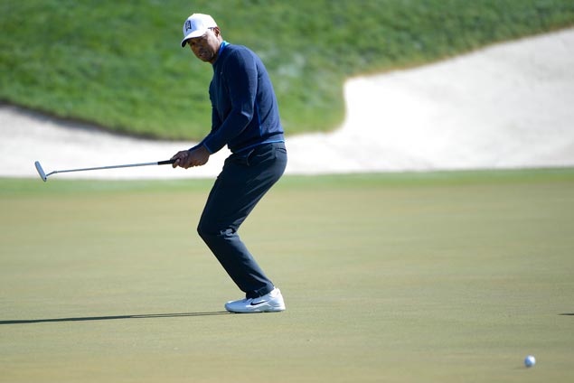 Tiger Woods stays hot in tour comeback, opens with 68 in course that 'King' built