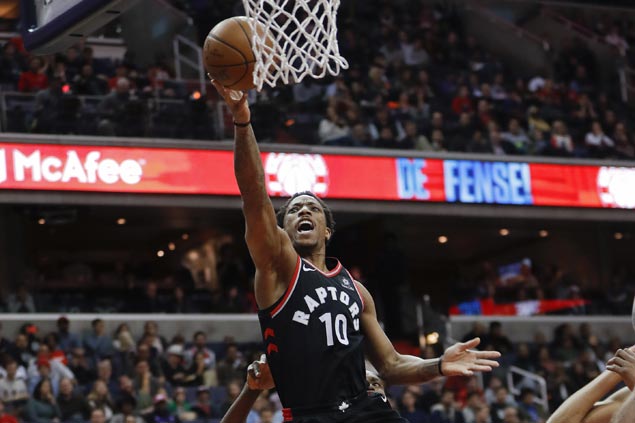 DeMar DeRozan rallies Raptors past Mavericks for overtime win to extend streak to 11