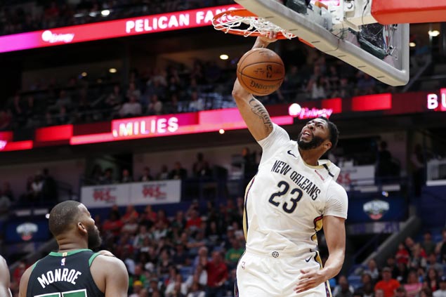 Pelicans catch fire in fourth, beat Boston side missing Kyrie Irving and Marcus Smart