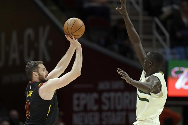 Kevin Love pleased with performance for Cavs in return from six-week absence