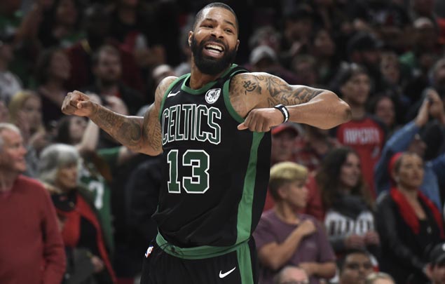 Marcus Morris stars as undermanned Celtics rally to send Blazers to second straight loss