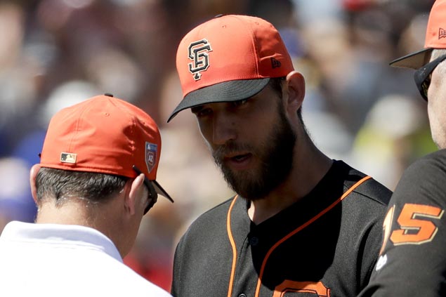 Madison Bumgarner out at least two months after surgery on pitching hand