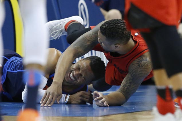 Blazers complete season sweep of Thunder, pad lead in race for No. 3 in West