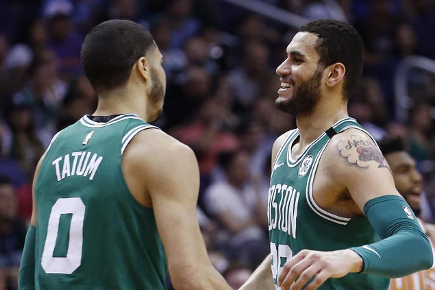 Jayson Tatum scores 23 to surpass 1,000 points for the season as Celtics down Suns